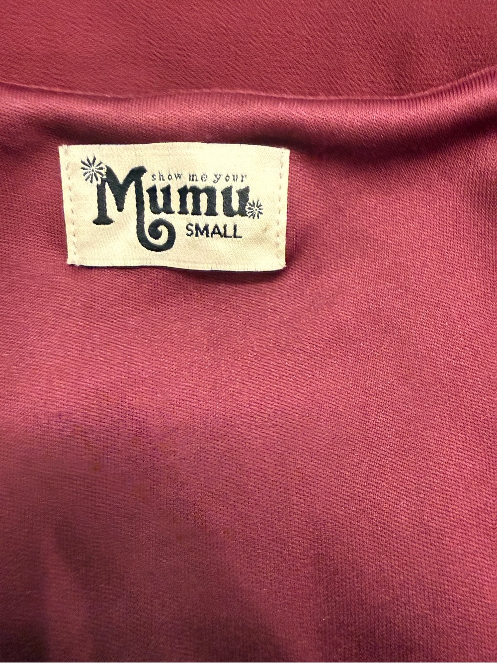 Show Me Your MuMu Sophia Wrap Maxi Dress - Burgundy - Picture 6 of 7